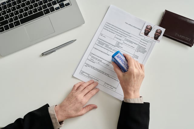 Approving Visa Application