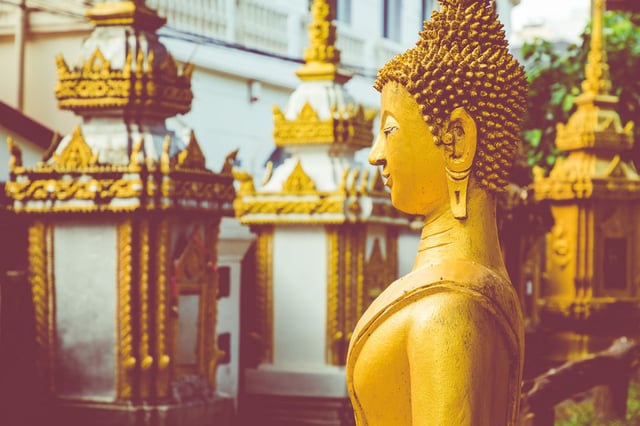 Buddha Statue At Vat Haysoke Laos