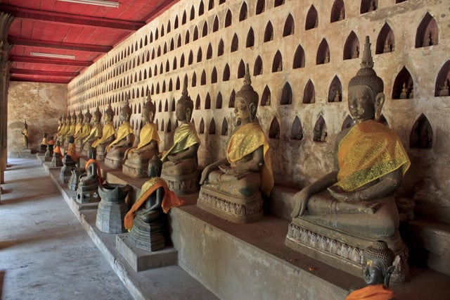 Buddha Statues At Wat Ho Phra Keo