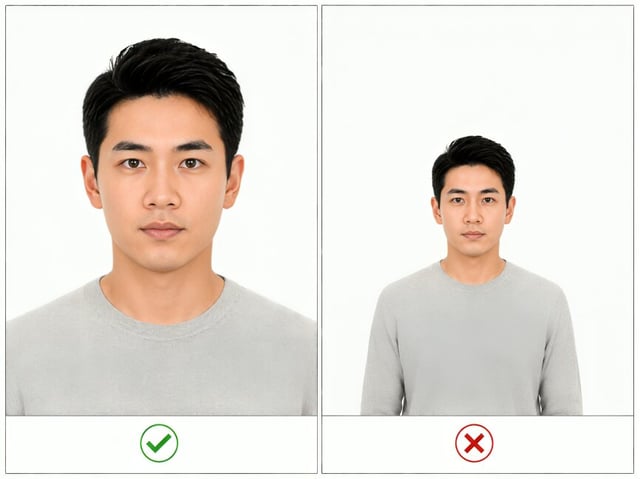 正确与过度缩小的申请人取景