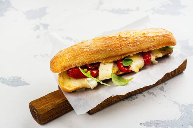 Laotisches Baguette-Sandwich