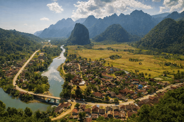 อุทยานแห่งชาติน้ำกะดิงในเวลากลางวัน