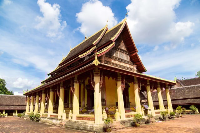 Wat Sisaket Temple In Vientiane