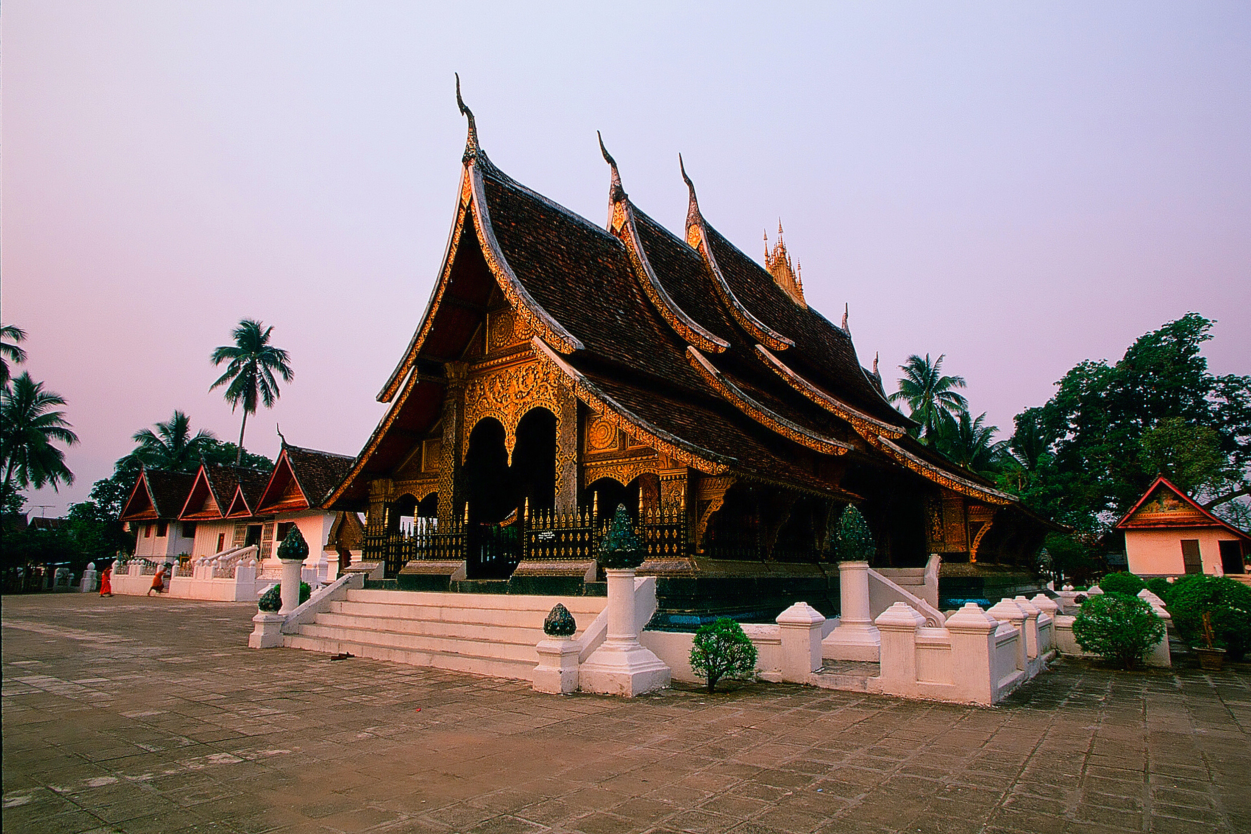 A Sacred Temple In Luang Prabang